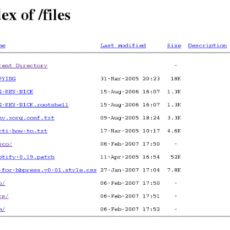 Листинг директорий в .htaccess