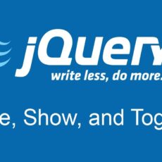 jQuery — Появление и исчезновение элементов