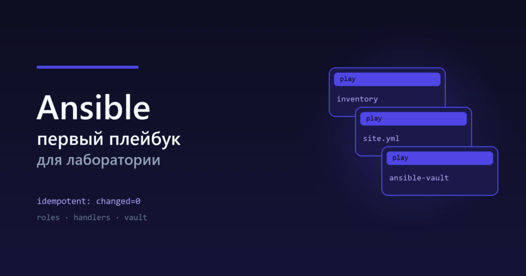 Ansible для домашней лаборатории: первый плейбук