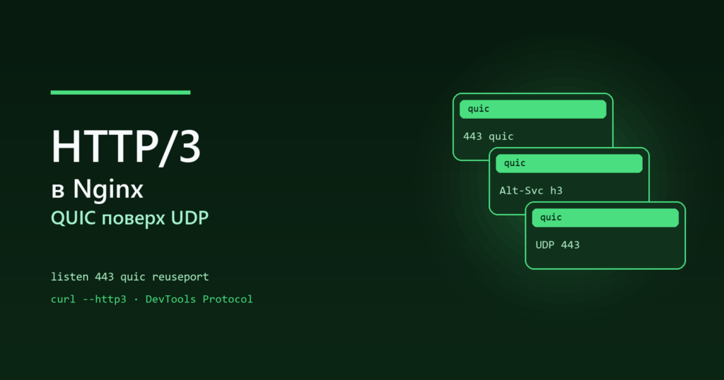 Nginx и HTTP/3: QUIC на практике